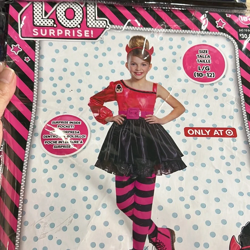 Lg 10-12 Girls Spice costume. Good condition.. - Picture 5 of 8